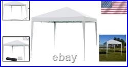 10' x 10' Canopy Gazebo with Stylish Dressed Legs Ideal for Weddings