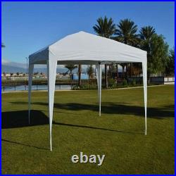 10' x 10' Canopy Gazebo with Stylish Dressed Legs Ideal for Weddings