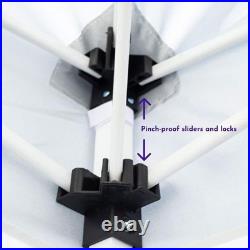 10' x 10' Canopy Gazebo with Stylish Dressed Legs Ideal for Weddings