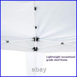 10' x 10' Canopy Gazebo with Stylish Dressed Legs Ideal for Weddings