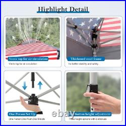 10'x 10' EZ Pop UP Party Tent Canopy Gazebo Event Waterproof Outdoor 4 Walls US