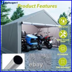 10 x 10 FT Outdoor Canopy Tent Carport with Removable Sidewalls