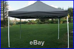 10' x 10' Pop Up Canopy Party Tent Gazebo EZ Black E Model