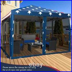 10' x 10' Pop-up Canopy Tent Gazebo Canopy for Outdoor Garden