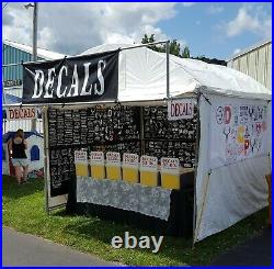 10 x 10 Trimline show tent complete banner awning staybar outdoor festival craft