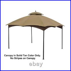 10 x 12 ft. Outdoor Living Replacement Canopy Top Massillon Turnberry Gazebo Tan