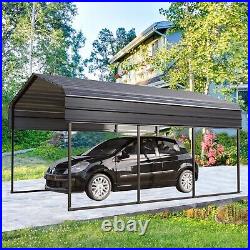 10 x 15 ft Outdoor Carport Heavy Duty Gazebo Garage Car Shelter Shade Multi-Use