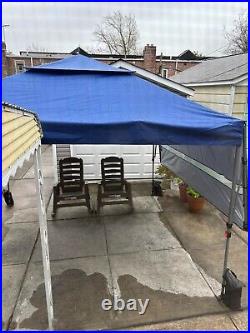 10 x 17.6' Outdoor Pop-up Canopy Tent Heavy Duty Foldable withDual Half Awnings