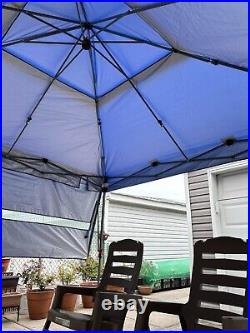 10 x 17.6' Outdoor Pop-up Canopy Tent Heavy Duty Foldable withDual Half Awnings