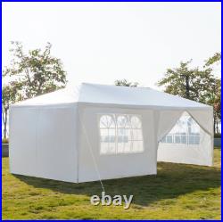 10'x/20'/30' Gazebo Party Wedding Tent Canopy Outdoor Heavy Duty Pavilion White