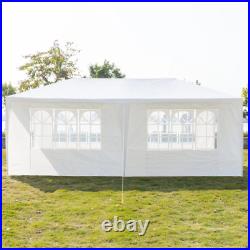 10'x/20'/30' Gazebo Party Wedding Tent Canopy Outdoor Heavy Duty Pavilion White