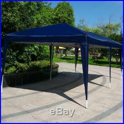 10'x 20' Blue Pop Up Canopy Cover Gazebo Wedding Party Tent Outdoor /w Carry Bag