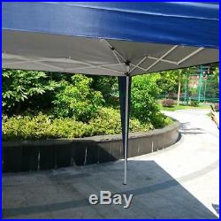 10'x 20' Blue Pop Up Canopy Cover Gazebo Wedding Party Tent Outdoor /w Carry Bag