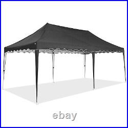 10'x 20' Canopy Gazebo Easy Pop Up Waterproof Tent Outdoor Wedding Party Tent US