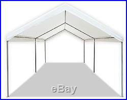 10 x 20 Caravan Canopy Domain Carport White Portable Garage Tent Car Shelter