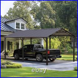10' x 20' Carport Outdoor Heavy Duty Metal Galvanized Car Shelter Garage Gazebo