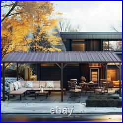 10' x 20' Carport Outdoor Heavy Duty Metal Galvanized Car Shelter Garage Gazebo