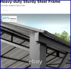 10' x 20' Carport Outdoor Heavy Duty Metal Galvanized Car Shelter Garage Gazebo