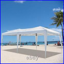 10'x 20' EZ Pop-up Folding Wedding Party Patio Marquee Canopy Tent Gazebo 2 Room