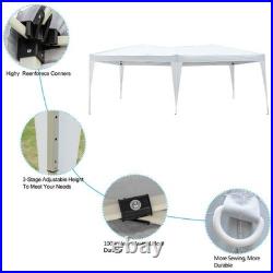 10'x 20' EZ Pop-up Folding Wedding Party Patio Marquee Canopy Tent Gazebo 2 Room
