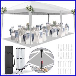 10'x 20' Easy Pop Up Gazebo Canopy Tent Party Weeding Outdoor Party for BBQ