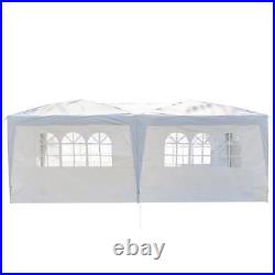 10' x 20' Ez Pop Up Gazebo Folding Canopy Tent Waterproof with 6 Remove Sides