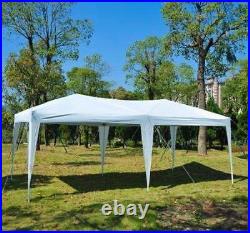 10' x 20' Ez Pop Up Gazebo Wedding Party Outdoor Canopy Tent With Carry Bag