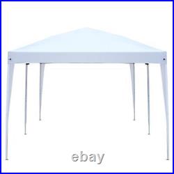 10' x 20' Ez Pop Up Gazebo Wedding Supply Sunshade Garden Canopy Tent White +Bag