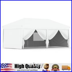 10 x 20 FT Instant Pop Up Canopy Tent with 6 Side Walls, Heavy Duty Canopy Set
