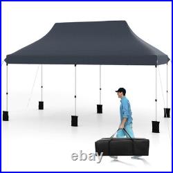 10 x 20 FT Pop-up Canopy UPF50+ Sun Protection Tent with Carrying Bag
