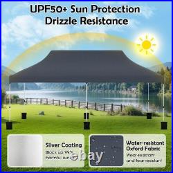 10 x 20 FT Pop-up Canopy UPF50+ Sun Protection Tent with Carrying Bag