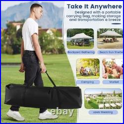 10 x 20 FT Waterproof Folding Party Tent withCarrying Bag Instant Sunshade Shelter