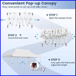 10 x 20 FT Waterproof Folding Party Tent withCarrying Bag Instant Sunshade Shelter