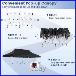10 x 20 FT Waterproof Folding Party Tent withCarrying Bag Instant Sunshade Shelter