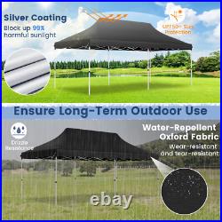 10 x 20 FT Waterproof Folding Party Tent withCarrying Bag Instant Sunshade Shelter