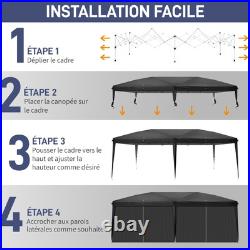 10'x 20' Ft Folding Outdoor EZ POP UP Party Canopy Tent Gazebo Marquee Outdoor