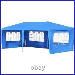 10' x 20' Large Party Tent, Gazebo Canopy with 4 Removable Window Sidewalls