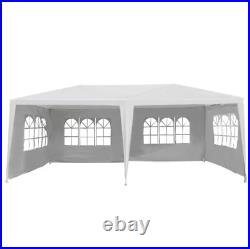 10' x 20' Large Party Tent, Gazebo Canopy with 4 Removable Window Sidewalls