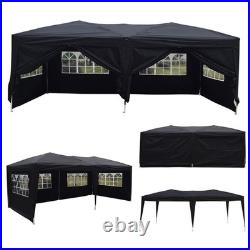 10'x 20' Outdoor EZ POP UP Party Tent Wedding Gazebo Canopy Marquee 6 Walls