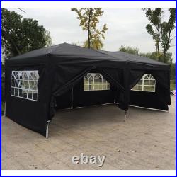 10'x 20' Outdoor EZ POP UP Party Tent Wedding Gazebo Canopy Marquee 6 Walls