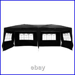 10'x 20' Outdoor EZ POP UP Party Tent Wedding Gazebo Canopy Marquee 6 Walls