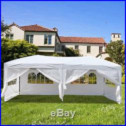 10'x 20' Outdoor EZ Pop up Party Tent Wedding Gazebo Canopy Marquee 6 Walls
