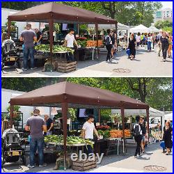 10'x 20' Outdoor Garden Gazebo Pop Up Canopy Tent with 4 Walls