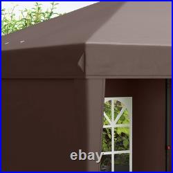 10' x 20' Outdoor Gazebo Canopy Wedding Party Tent with 4 Removable Sidewalls