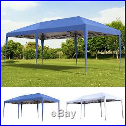 10 x 20 Outdoor Gazebo Pop Up Canopy Party Tent with 2-Tier Roof