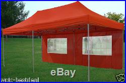 10' x 20' Pop Up Canopy Party Tent Gazebo EZ Red E Model