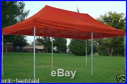 10' x 20' Pop Up Canopy Party Tent Gazebo EZ Red E Model