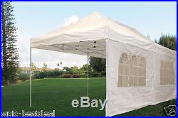 10' x 20' Pop Up Canopy Party Tent Gazebo EZ White E Model