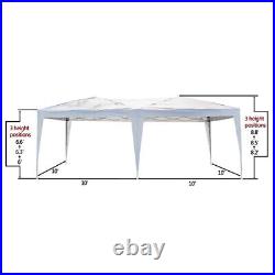 10'x 20' Pop-Up Canopy Tent Portable Party Outdoor Shelter Durable 110 inch High