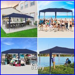 10' x 20' Pop Up Canopy Tent with6 Sidewall, Wedding Party Tent, 3 Adjustable Height